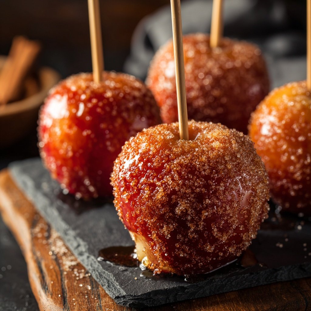 Cinnamon Sugar Candy Apples