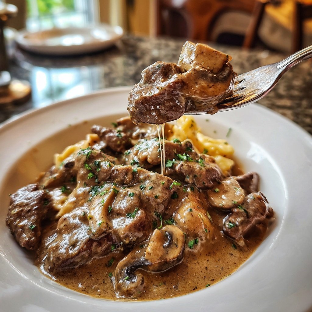 Comfort Food Beef Stroganoff