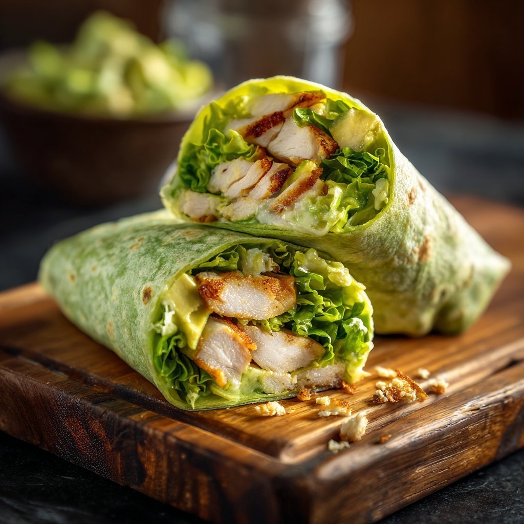 Healthy Chicken And Avocado Wrap