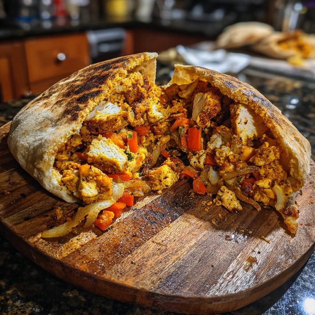 Grilled Chicken Pita Pockets