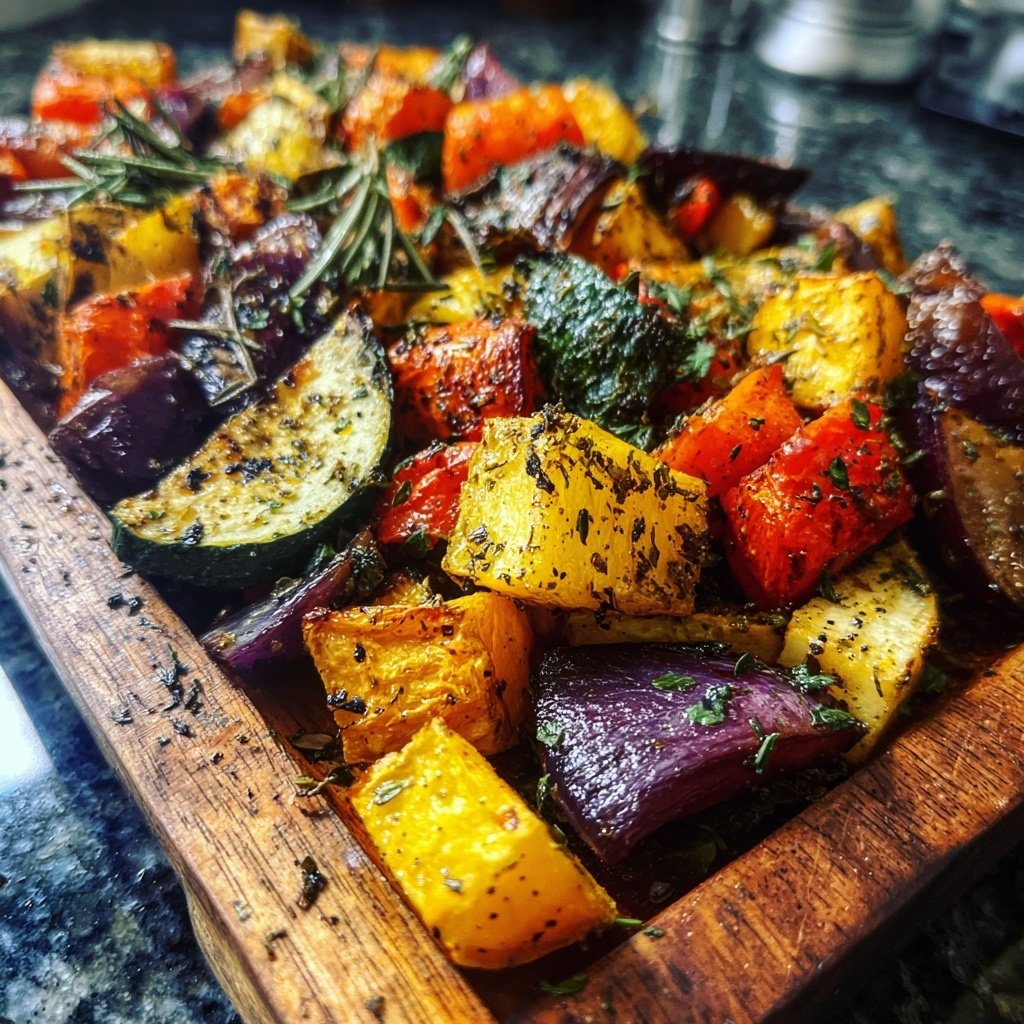 Romantic Herb Butter Roasted Vegetables
