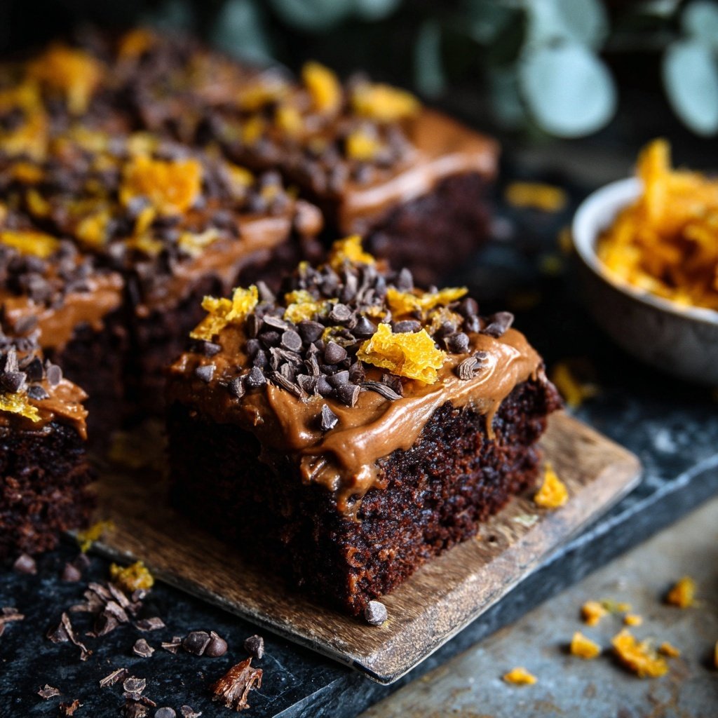 Chocolate Orange Snack Cake
